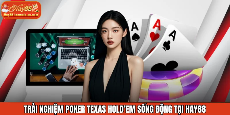 Trải nghiệm Poker Texas Hold’em sống động tại Hay88